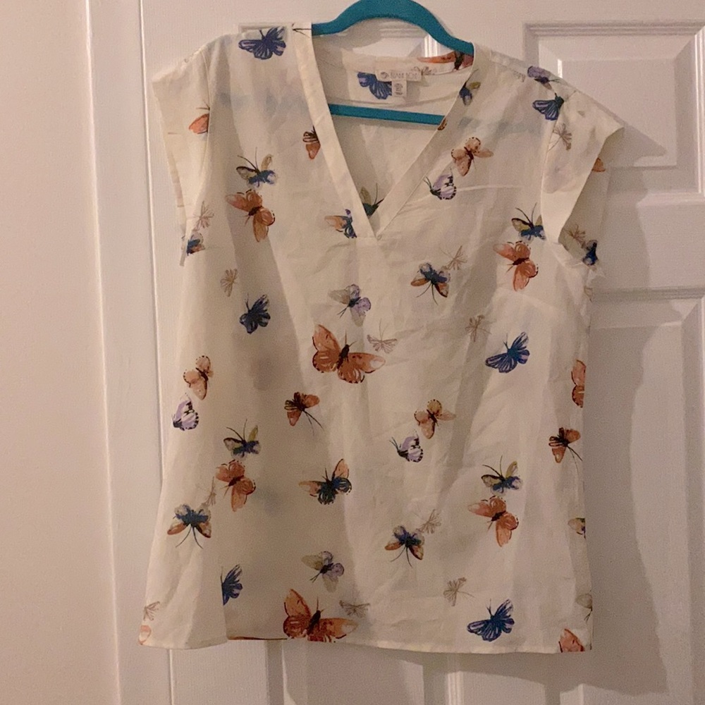 Short sleeve Beautiful Butterfly Blouse